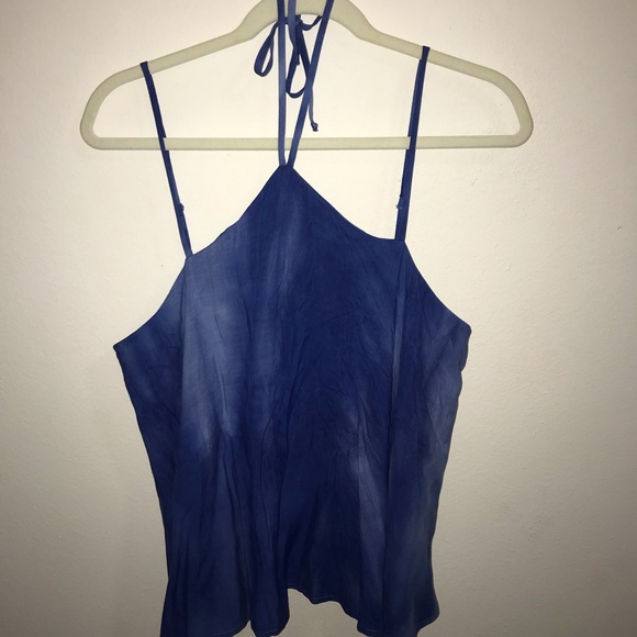 Blue Halter Tank - Picture 2 of 3